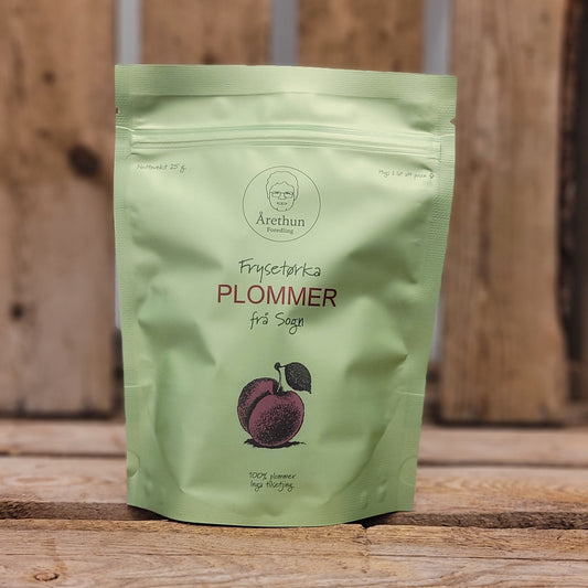 Frysetørka Plommer